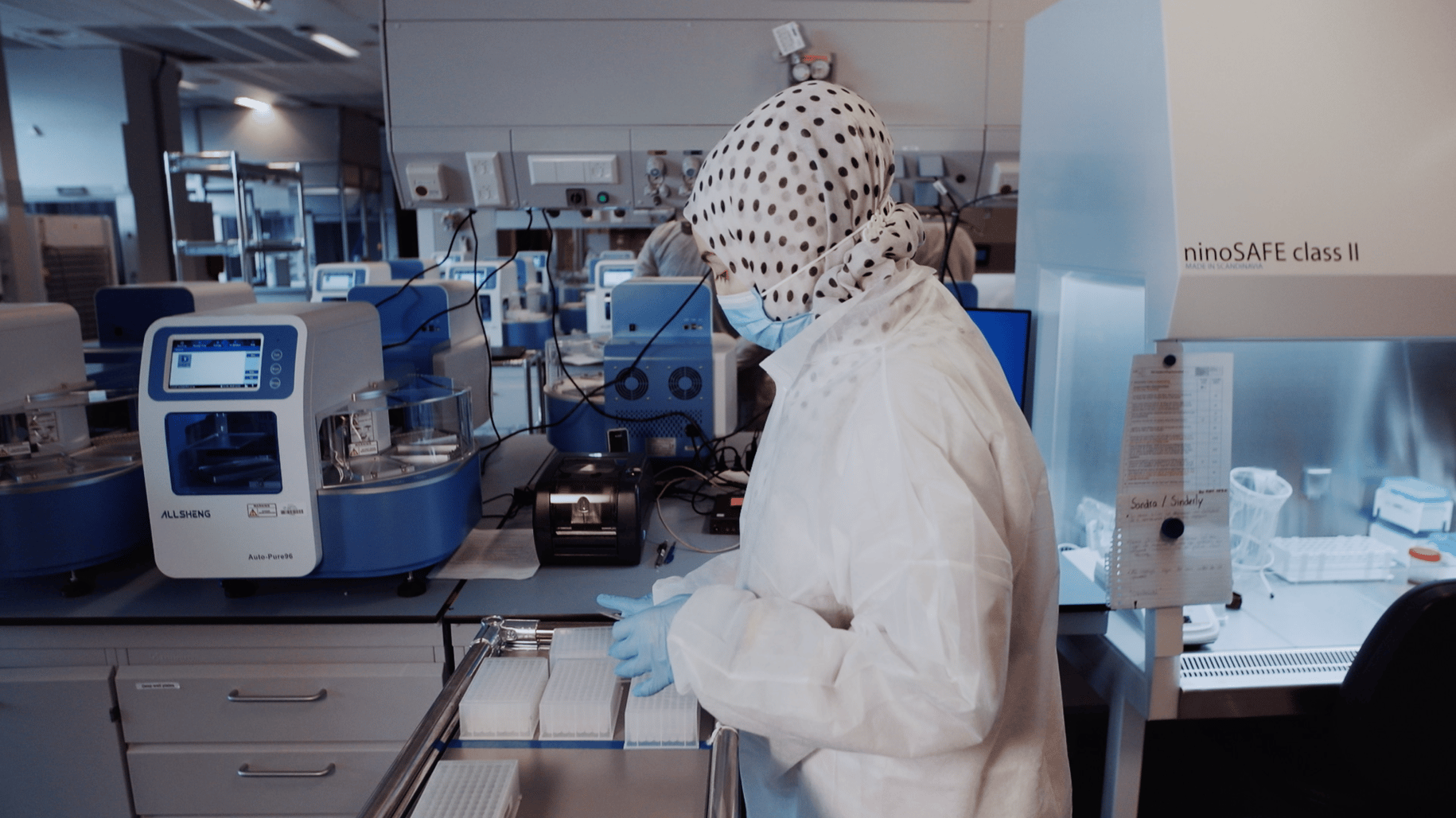 Eurofins laboratory technicians at work